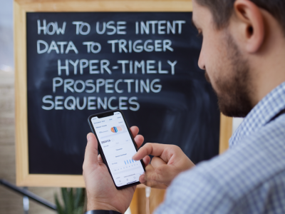 Comment utiliser les données d'intention (bombora, g2) pour déclencher des séquences de prospection hyper‑timées