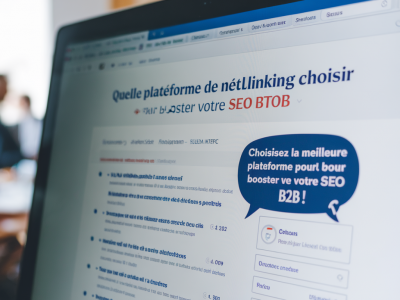 Quelle plateforme de netlinking choisir pour booster votre seo btob ?